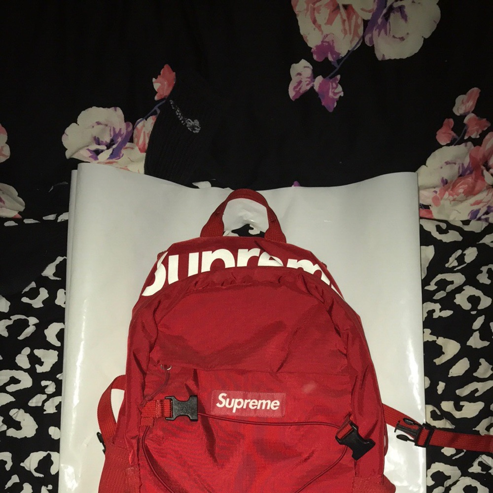 Supreme SS/16 Red Backpack